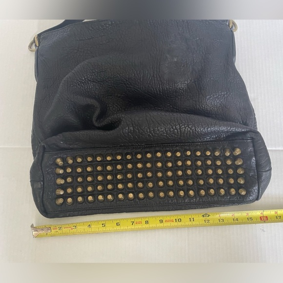 ALEXANDER WANG Darcy black leather studded hobo - Picture 11 of 16